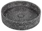 KARAG  ELPIS Νιπτήρας επικαθήμενος με βαλβίδα ELPIS Volcano CS-0003 KARAG Ø42,5x10cm KARAG-5206836668505