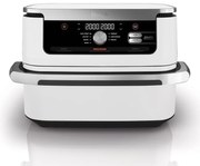 Διπλή φριτέζα με ζεστό αέρα Ninja AF500EUWH, 10,4 l, 7 προγράμματα, Χρονοδιακόπτης, Ανεξάρτητες ζώνες, Λευκό