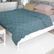 Κουβέρτα Πικέ Μονή (165x250) Dimcol Cotton 280 GSM Petrol