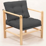 Πολυθρόνα 644MYD1167 51x51x86cm Anthracite
