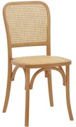 Καρέκλα Kalliope 263-000027 45x50x89cm Natural Rattan,Ξύλο