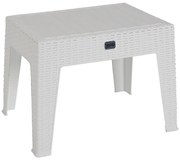 Τραπέζι Cosmic pakoworld PP λευκό 55x40x43.5εκ - 253-000033 - 253-000033