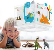 Dinos κρεμαστό παιδικό φωτιστικό οροφής Ango 73452