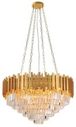 Φωτιστικό Οροφής 6068-12 80x47cm 12xE14 Clear-Gold Inlight