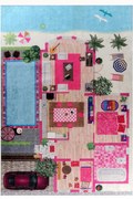 Χαλί Aloha 8136-055 Pink-Multi Merinos 160X230cm