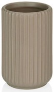 Ποτηροθήκη Stripe LBTAH-BA68153 Φ9x11cm Beige Andrea House Κεραμικό