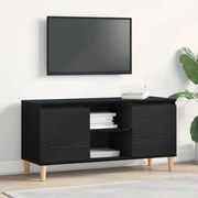 vidaXL Ντουλάπι TV Μαύρο 102 x 35 x 50 εκ. Επεξεργασμένο ξύλο
