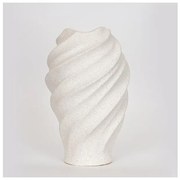 Βάζο Κεραμικό Λευκό 17.5x17.5x28cm 752-20298 Estheti-752-20298-Λευκό 752-20298