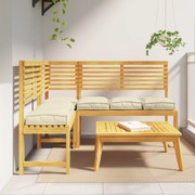 vidaXL Μαξιλάρια Παλέτας Για Καθίσμα 6 τεμ Κρεμ 40x40x8 cm Ύφασμα Oxford