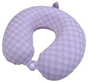 Μαξιλάρι αυχένα ταξιδίου - Memory Foam - 71887 - Purple