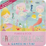 Μαγνητικά παιχνίδια 4 σε 1 “Γοργόνα” 40P3559 Floss &amp; Rock