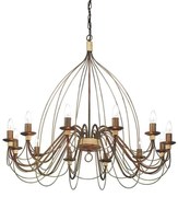 Φωτιστικό Οροφής Corte 097671 95x110/190cm 12xE14 40W Bronze Ideal Lux