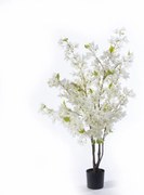 Supergreens Τεχνητό Δέντρο Βουκαμβίλια "Spectabilis" Λευκό 55x55x120 εκ.