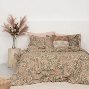 Φανελένια Σεντόνια Μονά (Σετ) Palamaiki Cosy CW285 Μπεζ ΜΕ ΛΑΣΤΙΧΟ 100x200+30