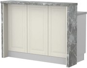 Πάγκος νησίδας Toscana-Μήκος: 135 εκ.-Siena marble