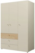 Ντουλάπα Yuki τρίφυλλη-Mpez - 120.00Χ60.00Χ185.00cm