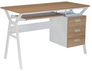 Γραφείο UNIT Η/Υ 120x54cm Άσπρο/Sonoma