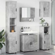 vidaXL Σετ Επίπλων Μπάνιου 5 pcs Γκρι σκυροδέματος 61 x 35 x 64 εκ.