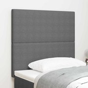 vidaXL Κεφαλάρι Ρυθμιζόμενο Ύψος Ανοιχτό γκρι 80 cm Ύφασμα Ριμπ