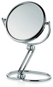 Καθρέπτης Επιτραπέζιος Safia 20625 Φ12,5x28cm Silver Kela Μέταλλο,Γυαλί