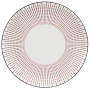 Πιάτο Φαγητού Ρηχό (Φ26) S-D Lunis Red 160557B