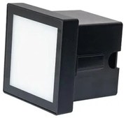 Φωτιστικό Τοίχου Χωνευτό LED 4W IP65 3000K Μαύρο E248 Zambelis-E248-Μαύρο E248