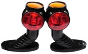 Ζευγάρι Φώτα Όγκου LED Πορτοκαλί-Κόκκινο – LED Volume Lights Orange – Red