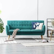 Καναπές Τριθέσιος Πράσινος 172x70x82 εκ. Υφασμάτινη Ταπετσαρία 247128