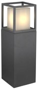 Adeleq Κολώνα Αλουμινίου Τετράγωνη W15xH50cm Ντουί Ε27 IP54 Γραφίτης 9-731