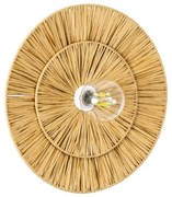 Boho Φωτιστικό Τοίχου - Απλίκα Μονόφωτο 02284 GloboStar-2284-Μπεζ 02284