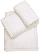Πετσέτα Με Δανδέλα Νο14 Ecru Viopros Προσώπου 50x100cm 100% Cotton