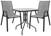 Σετ Τραπεζαριας 3Τμχ Με 2 Καρεκλες & 1 Τραπεζι Hm5185.01 2 Θέσεων