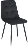 Καρέκλα Μεταλλική Oscar 11.1618 44x56x49-87cm Black Zita Plus