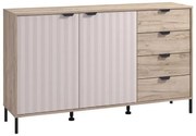 Κομότα - Μπουφές Vandea 3K4F Γκρί Δρύς - Cashmere 157x40x93 εκ. 157x40x93 εκ.