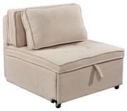 Πολυθρόνα Κρεβάτι SLEEP OFF WHITE 78x87x80