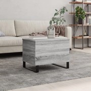 Τραπεζάκι Σαλονιού Γκρι Sonoma 60x44,5x45εκ. Επεξεργασμένο Ξύλο 830962