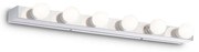 Φωτιστικό Τοίχου-Απλίκα Prive' 045627 60,5x4x8cm 6xE14 40W Chrome Ideal Lux Μέταλλο