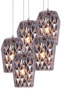 SE4288S-05 LUCA PENDANT SMOKE GLASS+ HOMELIGHTING 77-3724