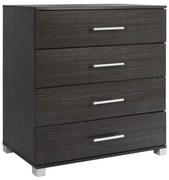 Συρταριέρα Briana με 4 Συρτάρια Zebrano 75x40x83Υ εκ. 75x40x83 εκ.
