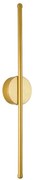 Φωτιστικό Τοίχου-Απλίκα Diadem 61330 10x4x60cm Led 1080lm 9W Gold GloboStar