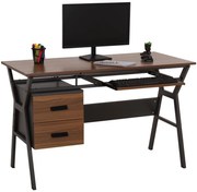 ΓΡΑΦΕΙΟ ΚΑΡΥΔΙ-ΓΚΡΙ ΜΕ ΜΑΤ ΓΚΡΙ ΣΚΕΛΕΤΟ  120X60X76εκ.