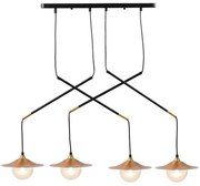 Φωτιστικό Οροφής Πολύφωτο Aca Layla HL4314P96BB Brass