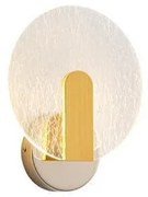 Απλίκα Φωτιστικό Τοίχου LED 8W Χρυσό Arte Στρογγυλό Illumina Volet 144-58014 Eurolamp-144-58014-Χρυσό 144-58014
