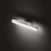 Φωτιστικό Τοίχου - Απλίκα 6328 CL LC 10W Led 3000K 40x4cm Chrome Perenz Μέταλλο,Ακρυλικό