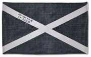 Πατάκι Μπάνιου Indigo Flag Anthracite Down Town 60X90 100% Βαμβάκι
