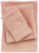 Σετ Πετσέτες 3τμχ Βαμβακερές Best 0832 Pink Das Home