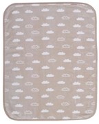 Βρεφική Κουβέρτα Κούνιας Clouds Beige 100x140 Nef-Nef Homeware