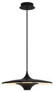 Κρεμαστό Φωτιστικό Οροφής LED 19W Φ42cm Rene Viokef-4319501-Μαύρο 4319501