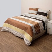 Παπλωματοθήκη Όστιν (Σετ 2τμχ) Beige Viopros Μονό 160x240cm 100% Βαμβάκι