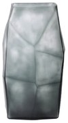 Βάζο Γυάλινο Roche 17x12,5xH31cm Grey Glass